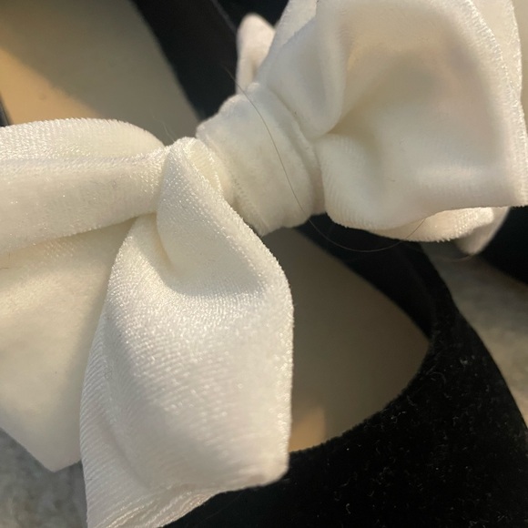 EUC Janie & Jack Velvet black and white mary Jane’s size 1 - Picture 4 of 4